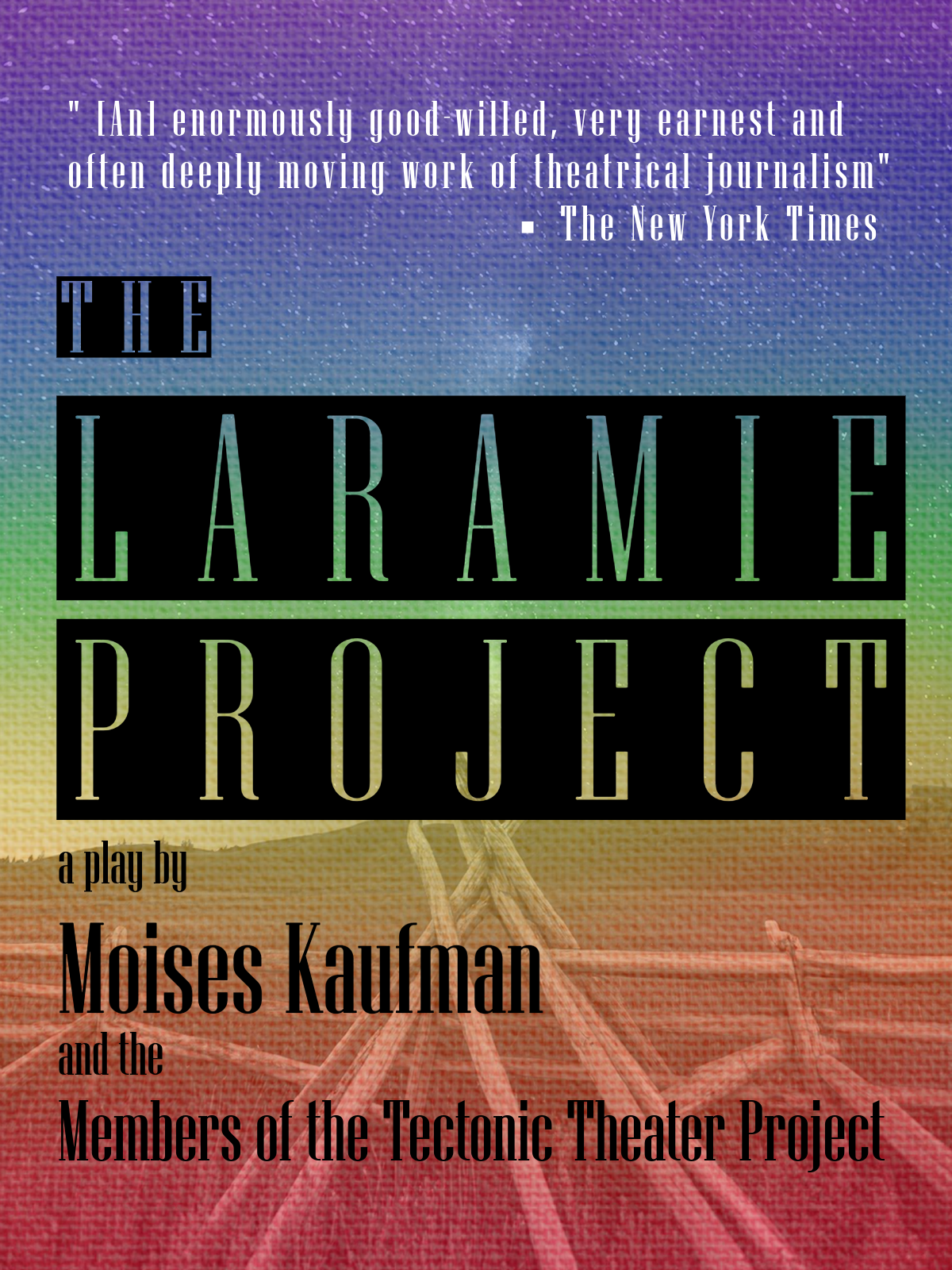 The Larmaie Project a fence against a rainbow sky